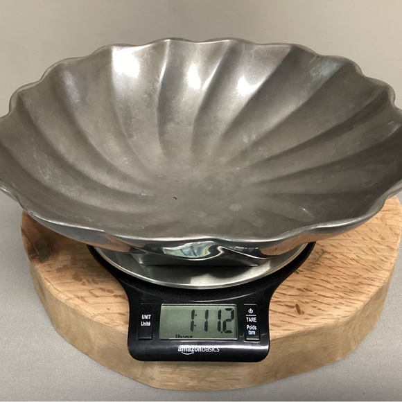 Vintage - Wilton Armetale Pewter Scalloped Serving Bowl - The Large One - Nice - Picture 11 of 11